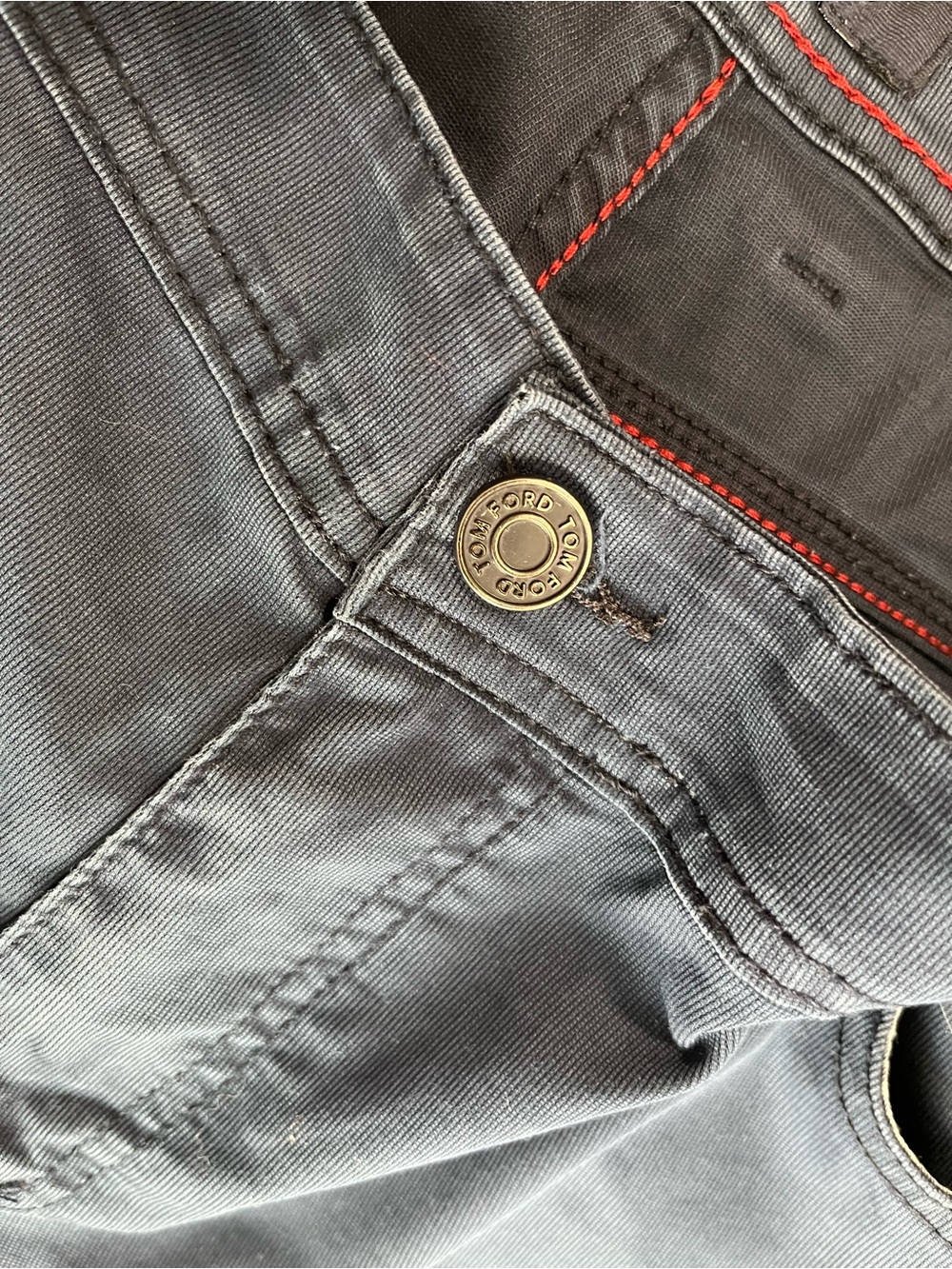 Tom Ford Men's Dark Blue Jeans, Measure 39x30 - Picture 7 of 16